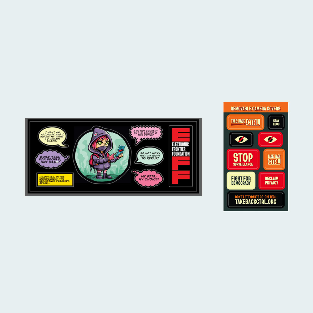 Multisticker Sheet & Take Back CTRL Cam Covers