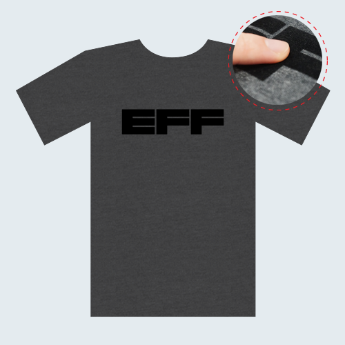 Fuzzy Monogram T-Shirt