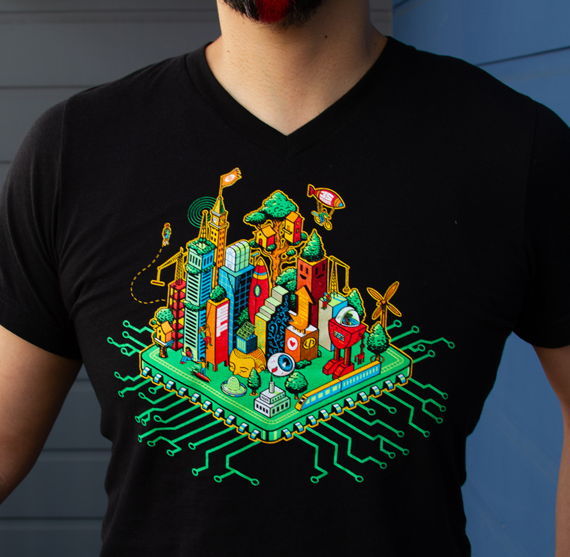 EFF35 Cityscape T-Shirt