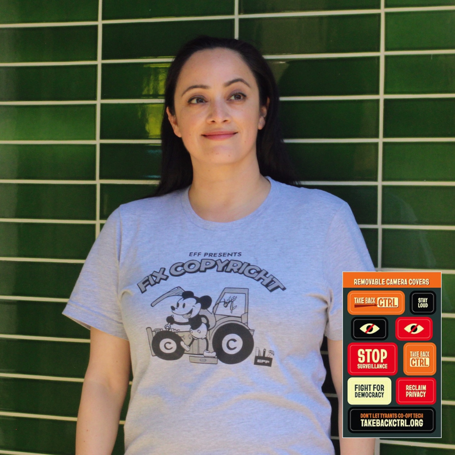 Fix Copyright T-Shirt & Take Back CTRL Cam Covers