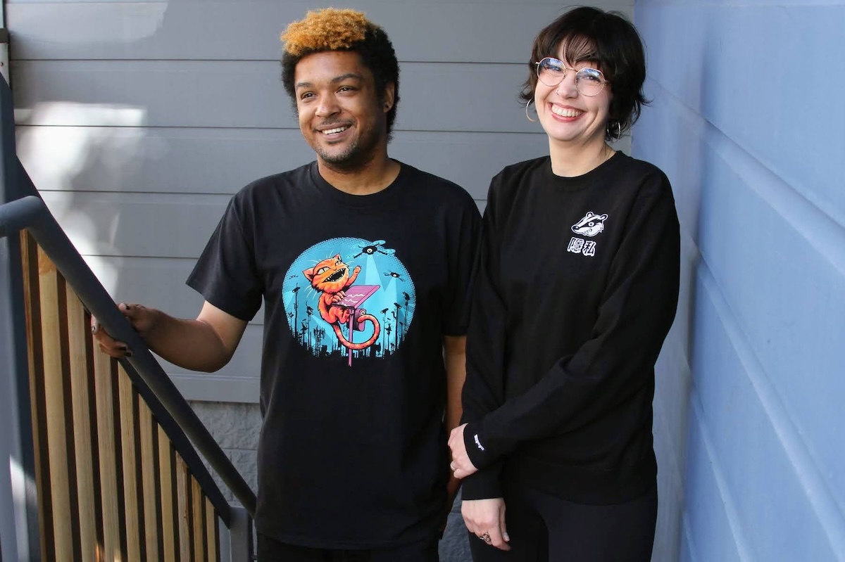 DUO: Claw Back T-Shirt & Privacy Badger Crewneck